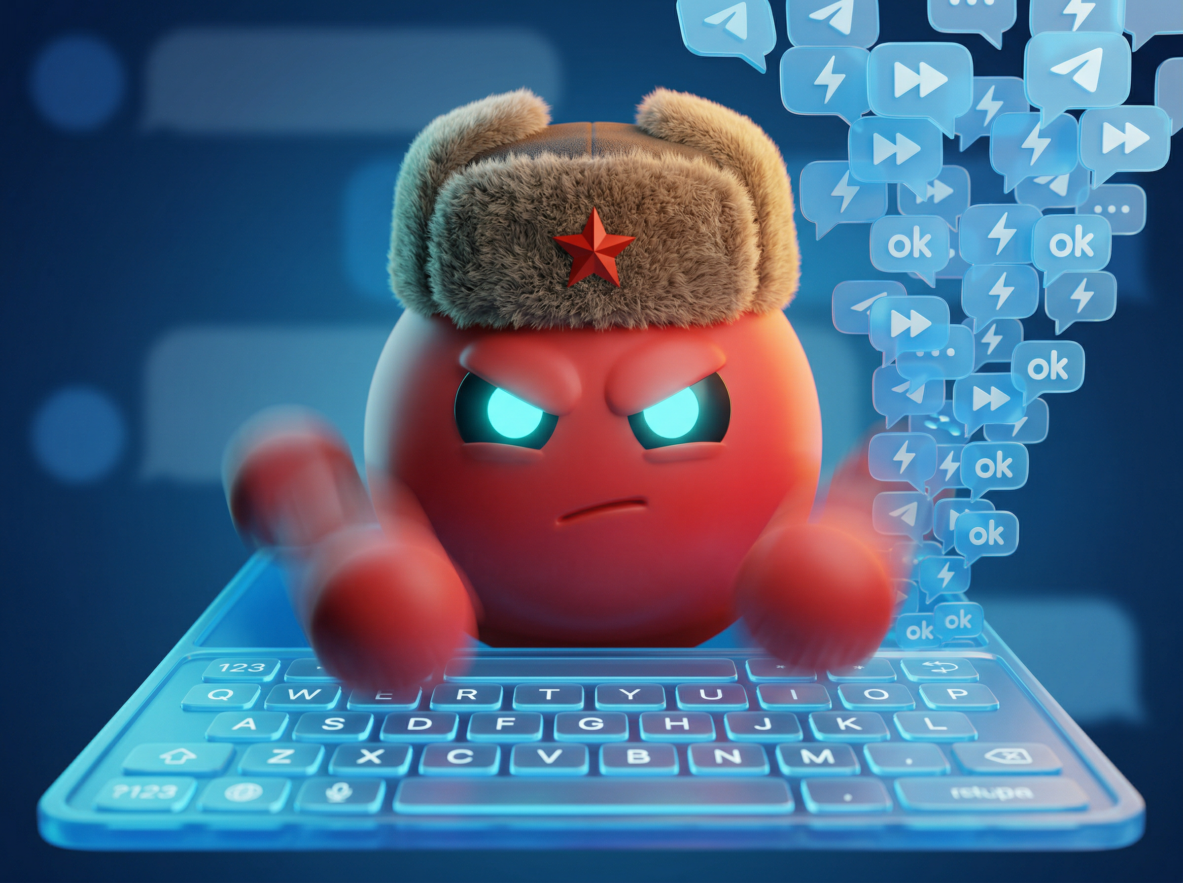 3D мини-обложка: быстрые ответы в Telegram с Clawd Bot