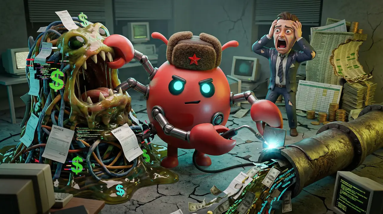 3D мем: hidden costs monster